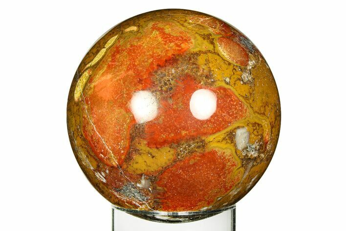 Polished King Cobra Jasper Sphere - India #309229